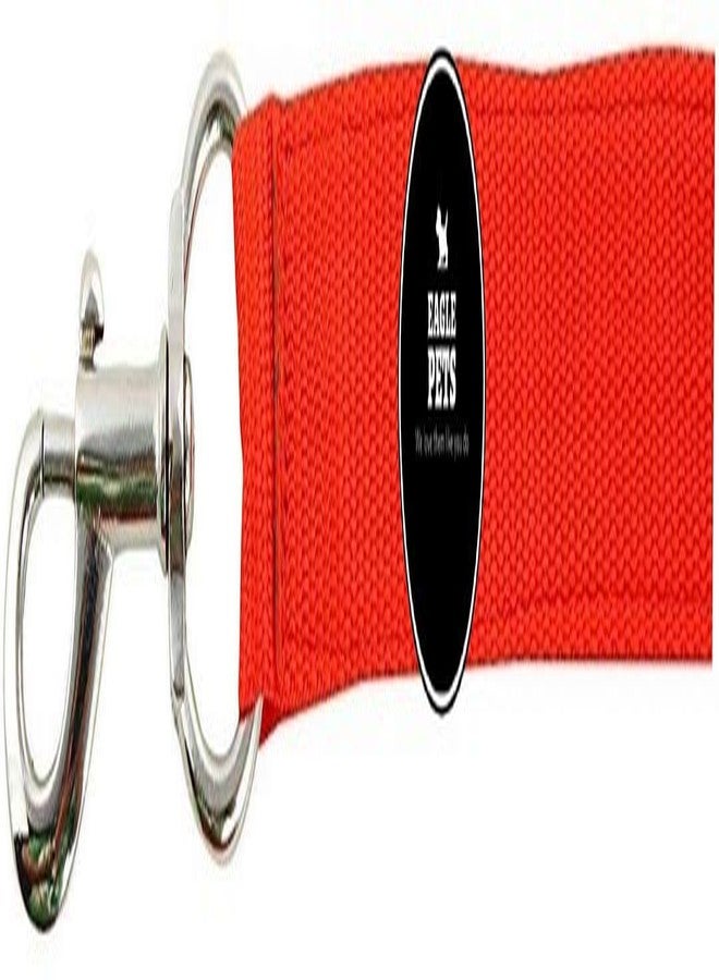 Eagle Pets Nylon Fur Dog Harness , Dog Collar & Leash . Adjustable (Medium, Red) - Image 5